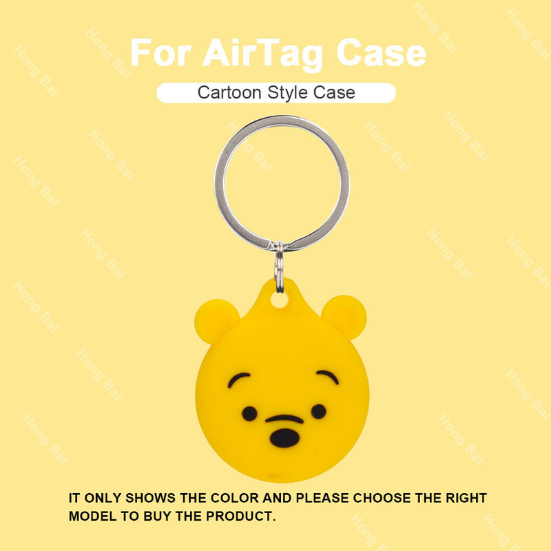 新しい AirTag Apple 紛失防止追跡ロケーター漫画シリコン保護カバー AirTags シェルに適しています|undefined
