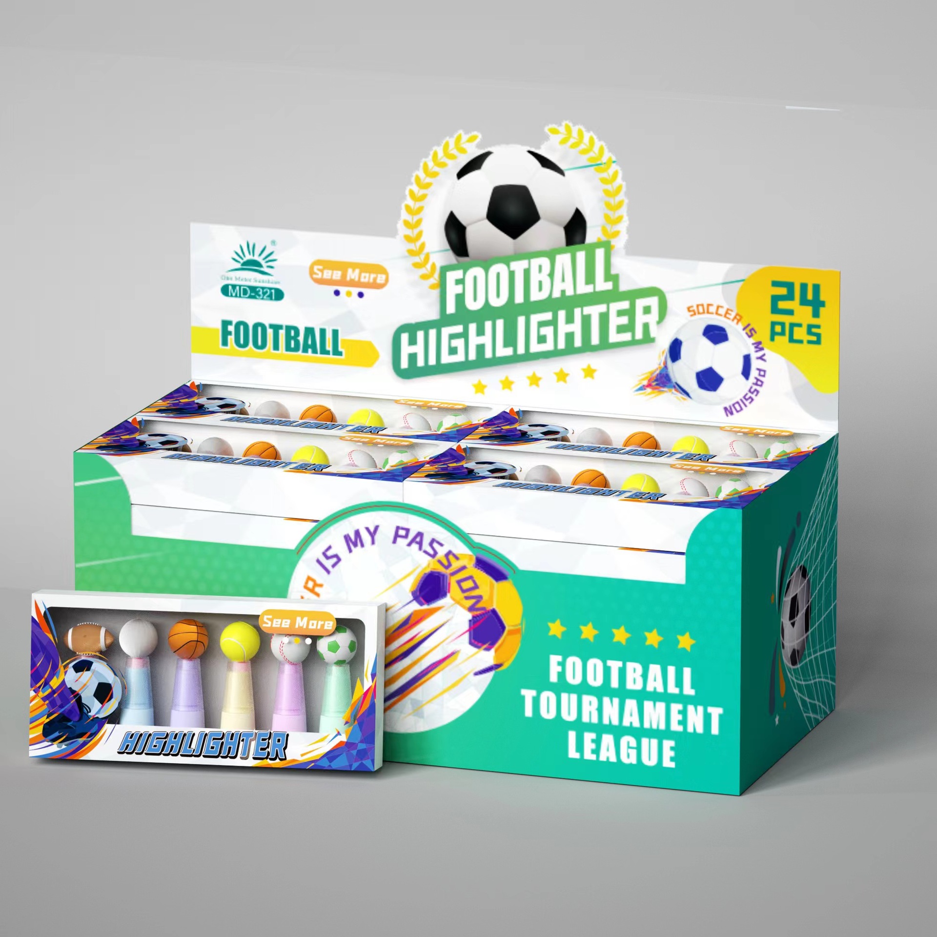 Papelería escolar Kapibala resaltador de alto valor carpincho de dibujos animados de alto valor bolígrafo de color marcador juego de regalo para estudiantes