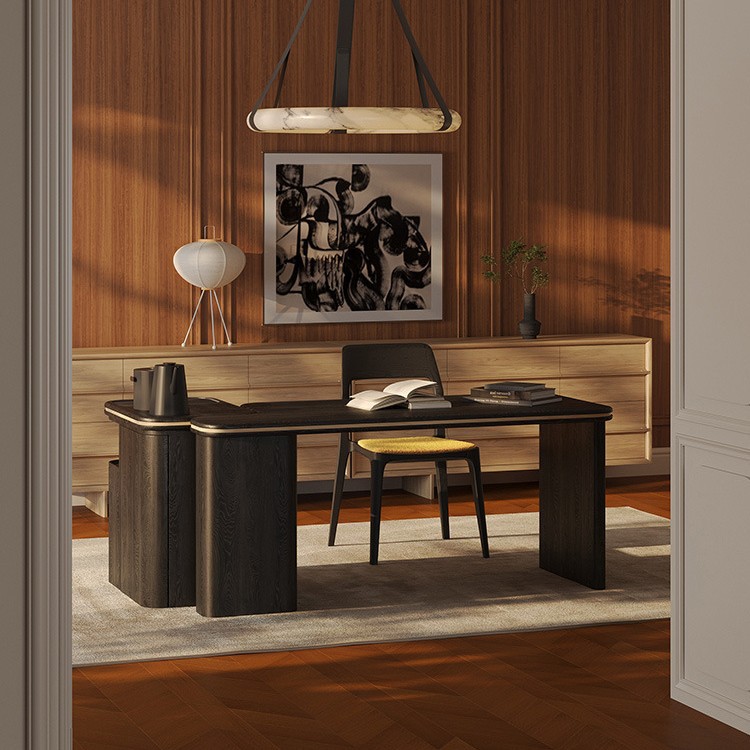 Mesa de comedor, mesa de té, escritorio dos en uno, mesa de té de doble uso, lujo ligero, balcón moderno de alta gama, combinación de mesa y silla de té