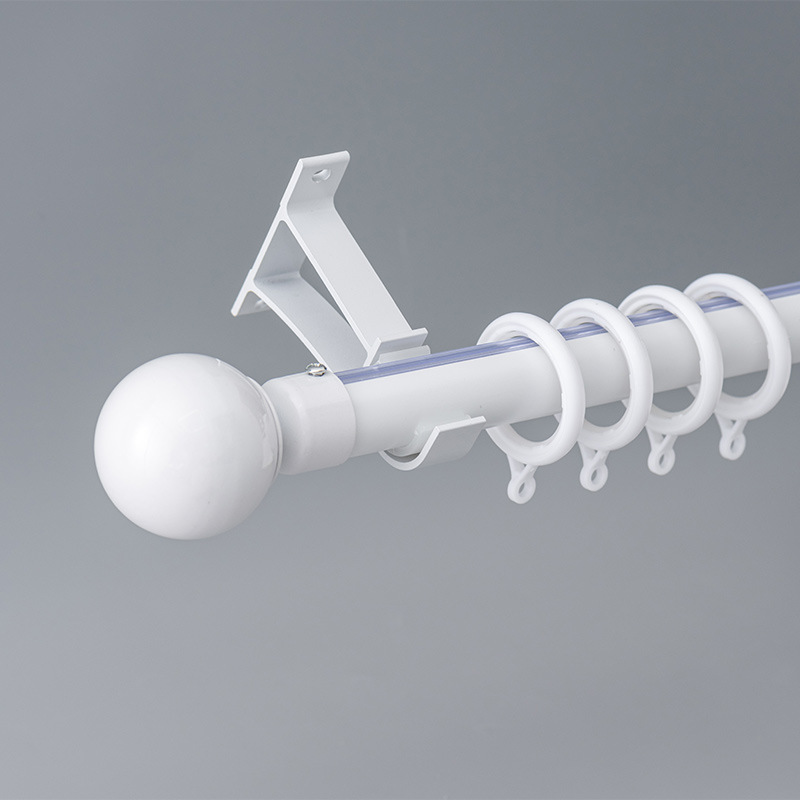 Moda gruesa de carga durable aleación de aluminio varilla romana de lujo cortina pista mudo Luz de lujo cortina varilla Romana