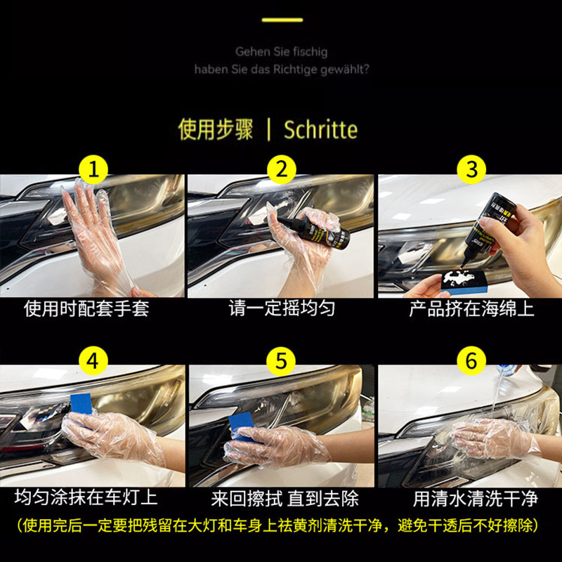 San Lilo car headlight renovation liquid without grinding headlight…