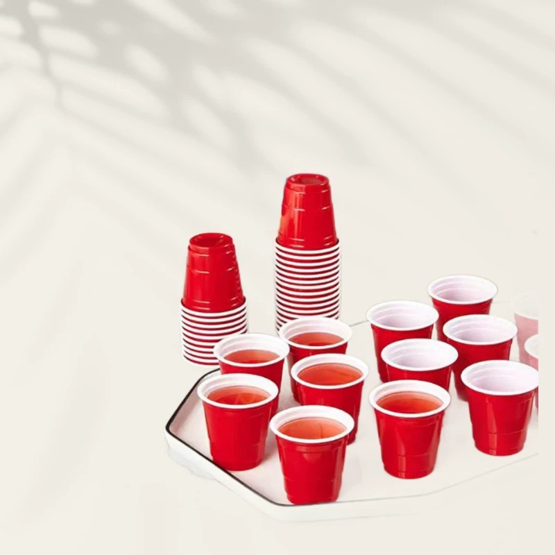 PP Sample Cup 60ML 2OZ Red and White Food Grade In Stock