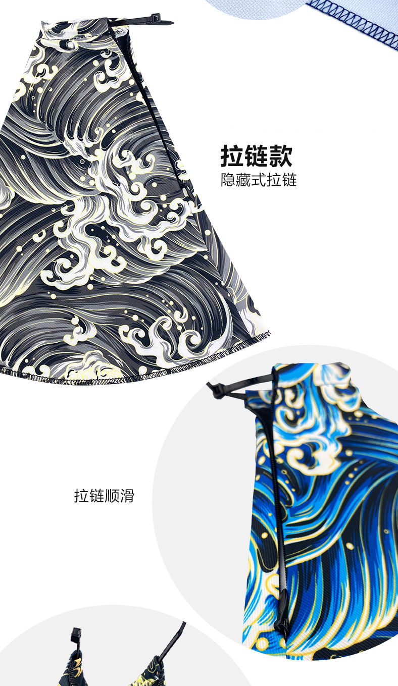 JDM Japanese style dust cover composite fabric personalized dust cover cross-border hot selling Japanese style ukiyo-e handle cover universal