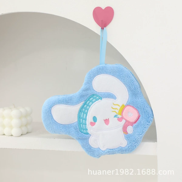 Little white dog wipe hand towels