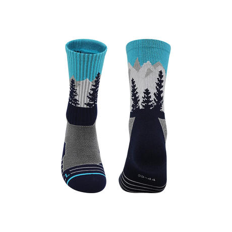 In-Stock Cross-Border Professional Hiking Socks, Breathable Merino Wool Socks, Non-Slip Mid-Calf Outdoor Hiking Sports Socks Wholesale