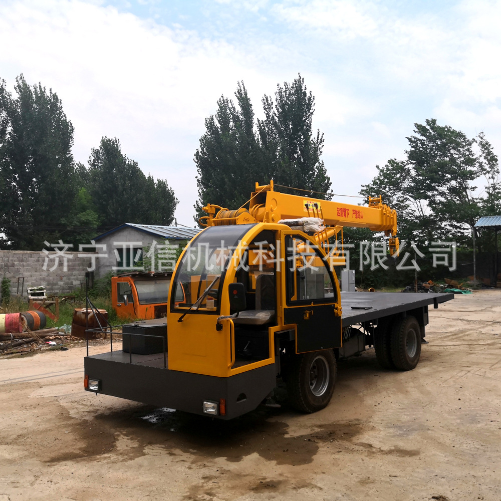 园林吊树四不像随车吊 四驱拖拉机加装随车吊 液压随车吊 楼板吊