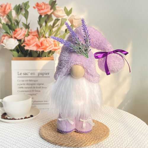 Love in Hong Kong Amazon variety of plush standing dolls holiday dwarf dolls faceless elderly desktop decorations