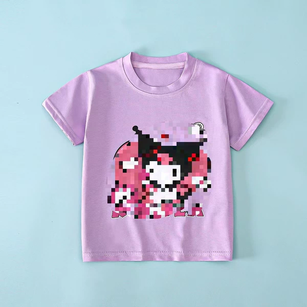 Short T purple Kuromi
