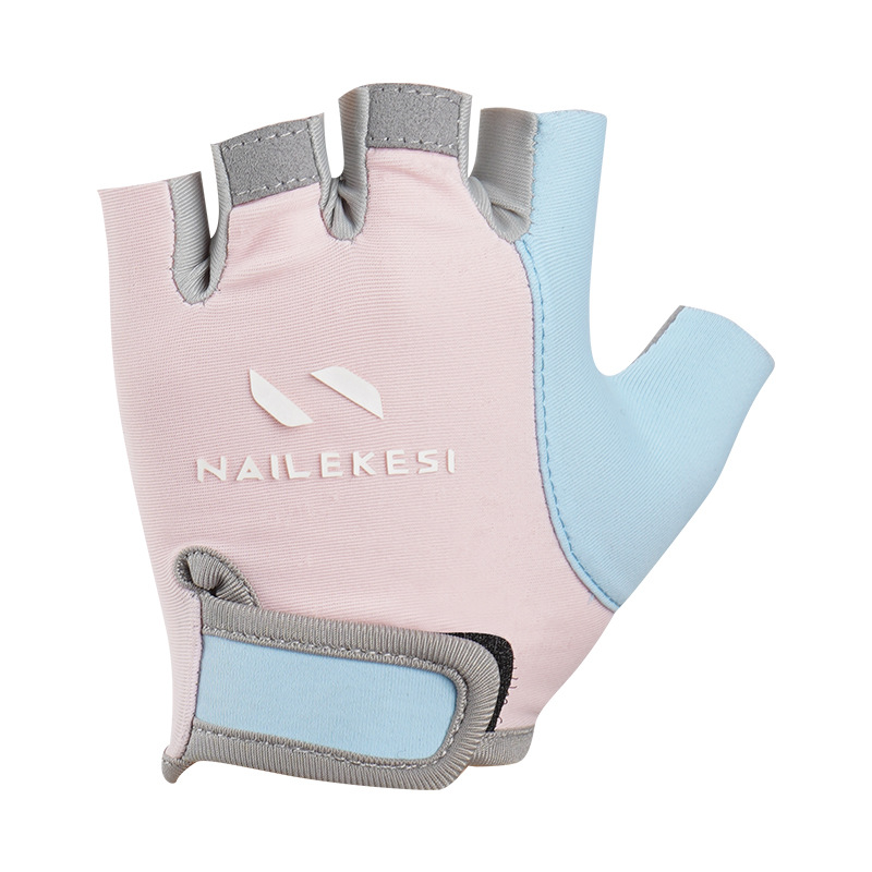 Guantes para niños de verano chicas hielo ciclismo deportivo medio dedo guante de protección solar callejera frío rocío protector de dedo para chicas