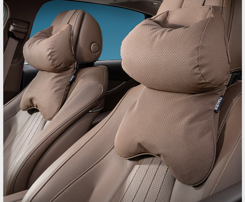 Suitable for Mercedes-Benz Headrest Maybach E300L/C260L/Glc300 High-End Car Neck Pillow, Backrest Pillow, Neck Pillow