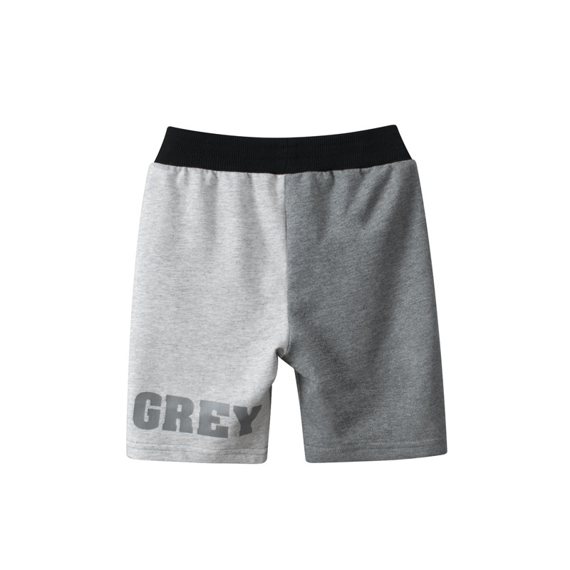 27 niños europeos y americanos ropa de los niños verano Nuevo 2023 pantalones medios del bebé niños quinto pantalones carta una generación