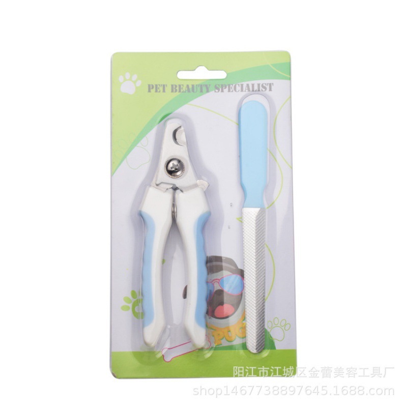 대형 파란색 손톱깎이 세트