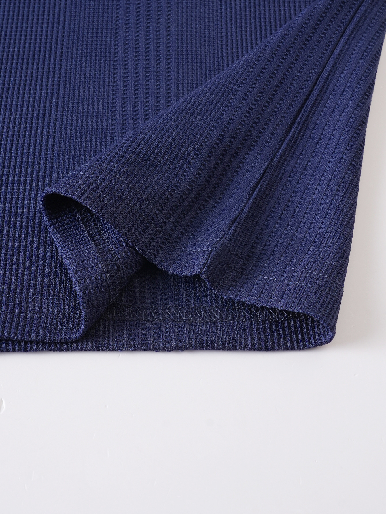 Men's Clothing Men's Summer Shirt Long Sleeve Round Neck Vertical Stripe Style Henry Base T-Shirt For Formal & Casual_viptrois.com