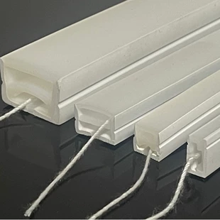 Гибкий силиконовый профиль для LED-ленты уличный влагозащита