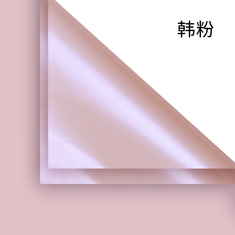 Nuevo papel de embalaje de luz dorada mágica de dos colores de doble cara impermeable papel de regalo de flores de Navidad en stock