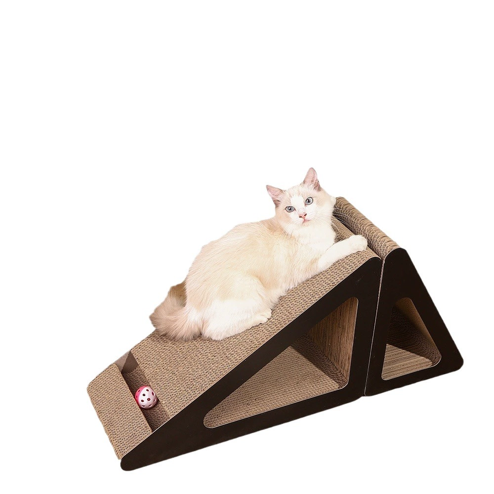 Царапины Доска Кошка Вертикальный Треугольник Кошка Царапины Гнездо Кошачий Коготь Доска Вертикальный Треугольник Гофрированной Бумаги Материал Кошка Игрушка