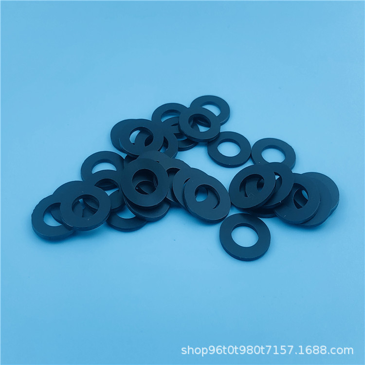 【赛钢】POM黑色平垫 PVC透明绝缘软垫 PA66黑色石墨尼龙垫片