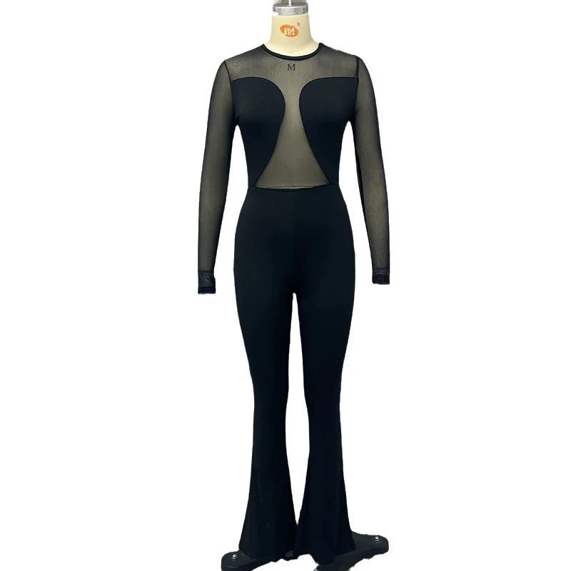 Осенняя сексуальная бодип suit, комбинированный костюм, европейский стиль