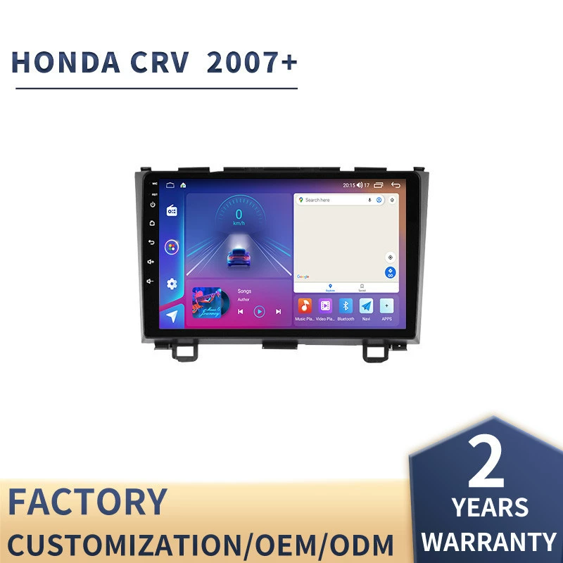 Для Honda CR-V — Android-навигация с большим экраном, автомобильный HD-дисплей с Wi‑Fi, интегрированная мультимедийная система