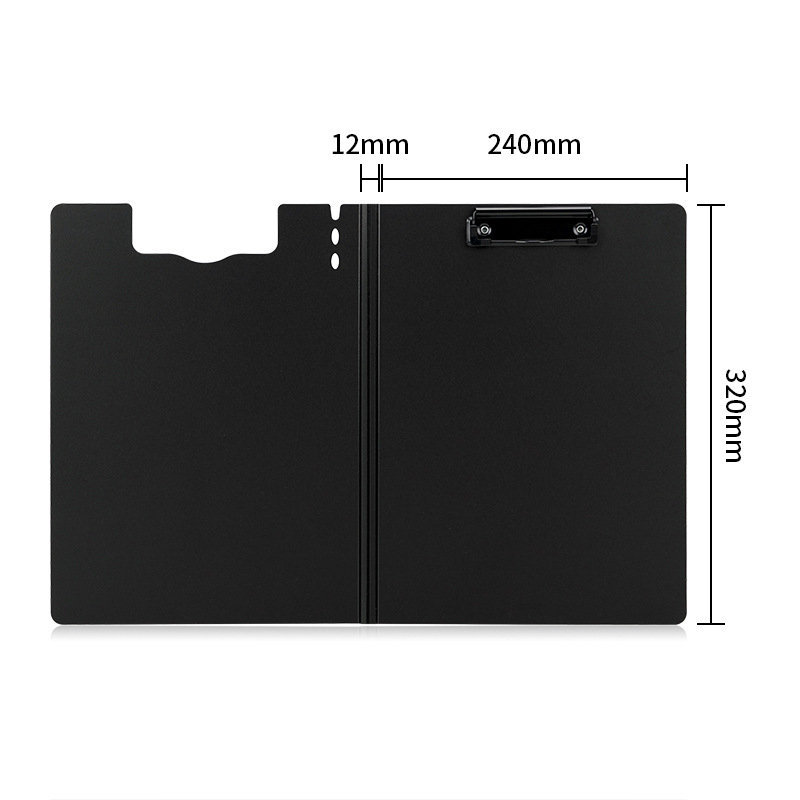 Deli 64512/64513 espuma PP tablero plegable clip A4 nota escritura oficina de negocios archivo férula