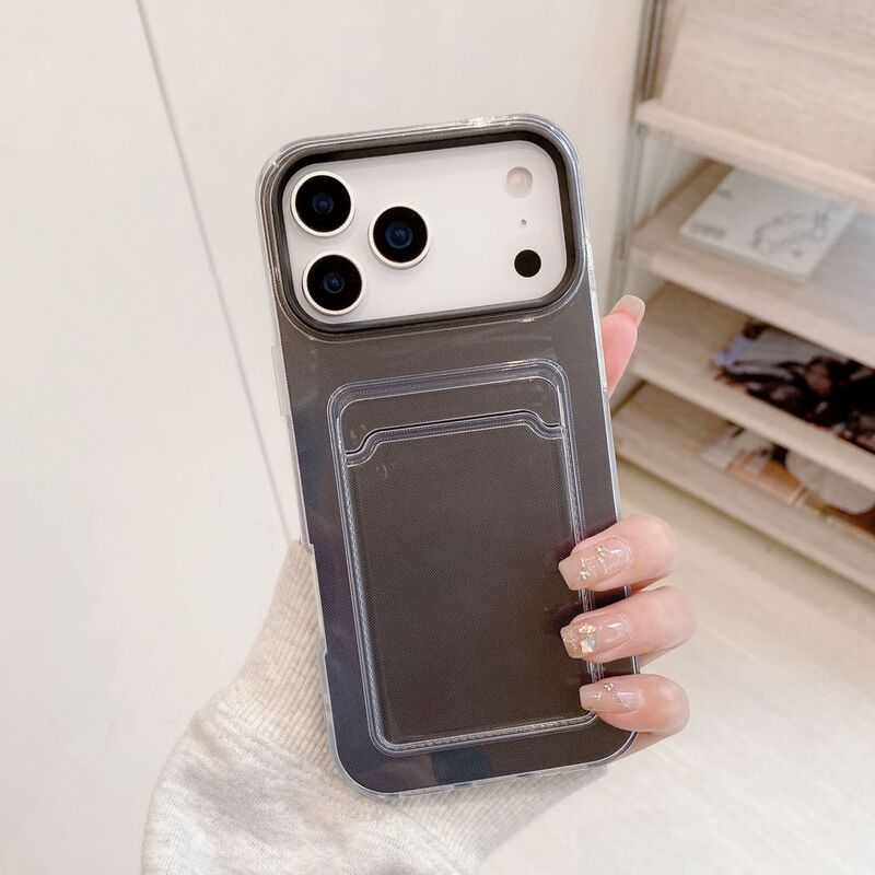 适用iPhone17promax果冻二合一卡包手机壳苹果16超薄15防摔保护套|undefined