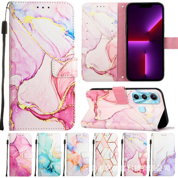 Suitable for Infinix Note 10 11S 11I Hot 11S/I 10 Zero X Marble Leather Case Suitable for Infinix Note 10 11S 11I Hot 11S/I 10 Zero X Marble Leather Case
