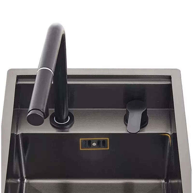 隐藏式水槽迷你小水槽304不锈钢水槽岛台水槽吧台水槽咖啡店水槽