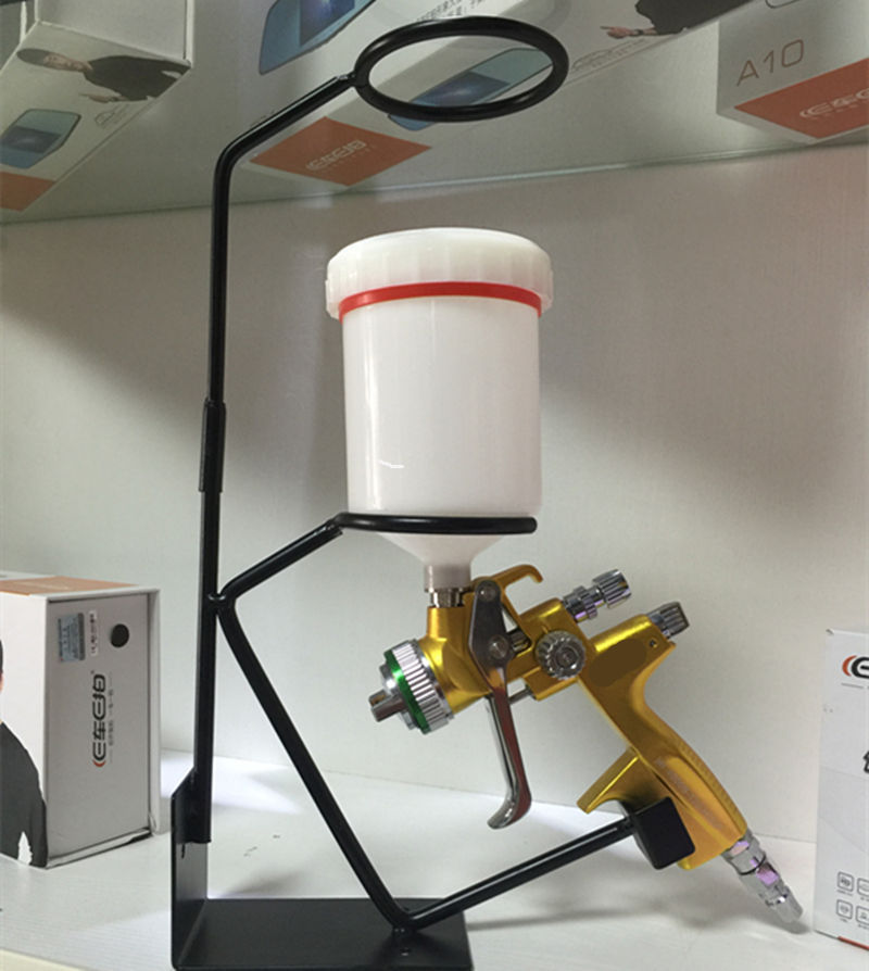 自动喷枪架油漆支架漏斗架收纳架喷漆枪枪架架固定架汽车