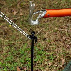 Outdoor hiking camping bold steel canopy tent bold ground stakes sand ground spikes snow ground nails 20cm