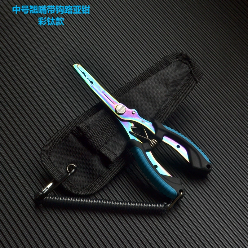 Оптовая продажа инструмент портативный рыболовный дорожный щипцы с покрытием из титана