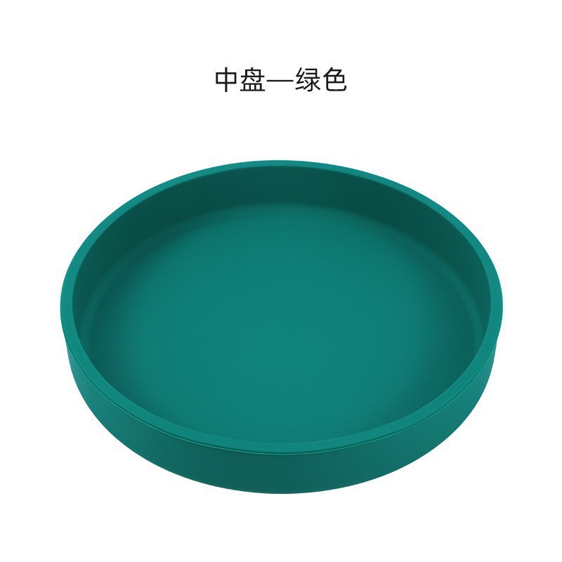 Juego de vajilla de silicona de grado alimenticio para niños, tazón para alimentos complementarios, plato para frutas, hervible, venta caliente en Amazon
