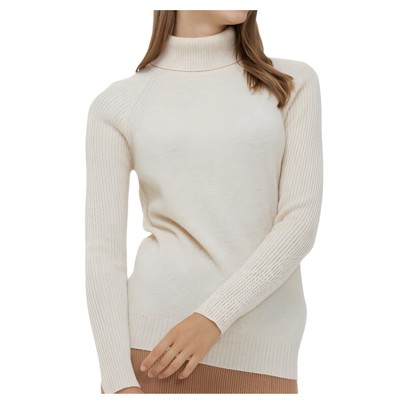 High Collar Sweater for Women, Autumn and Winter Style, Thickened, Slim Fit, Pullover, Short Knit Base Shirt, Fine Wool
