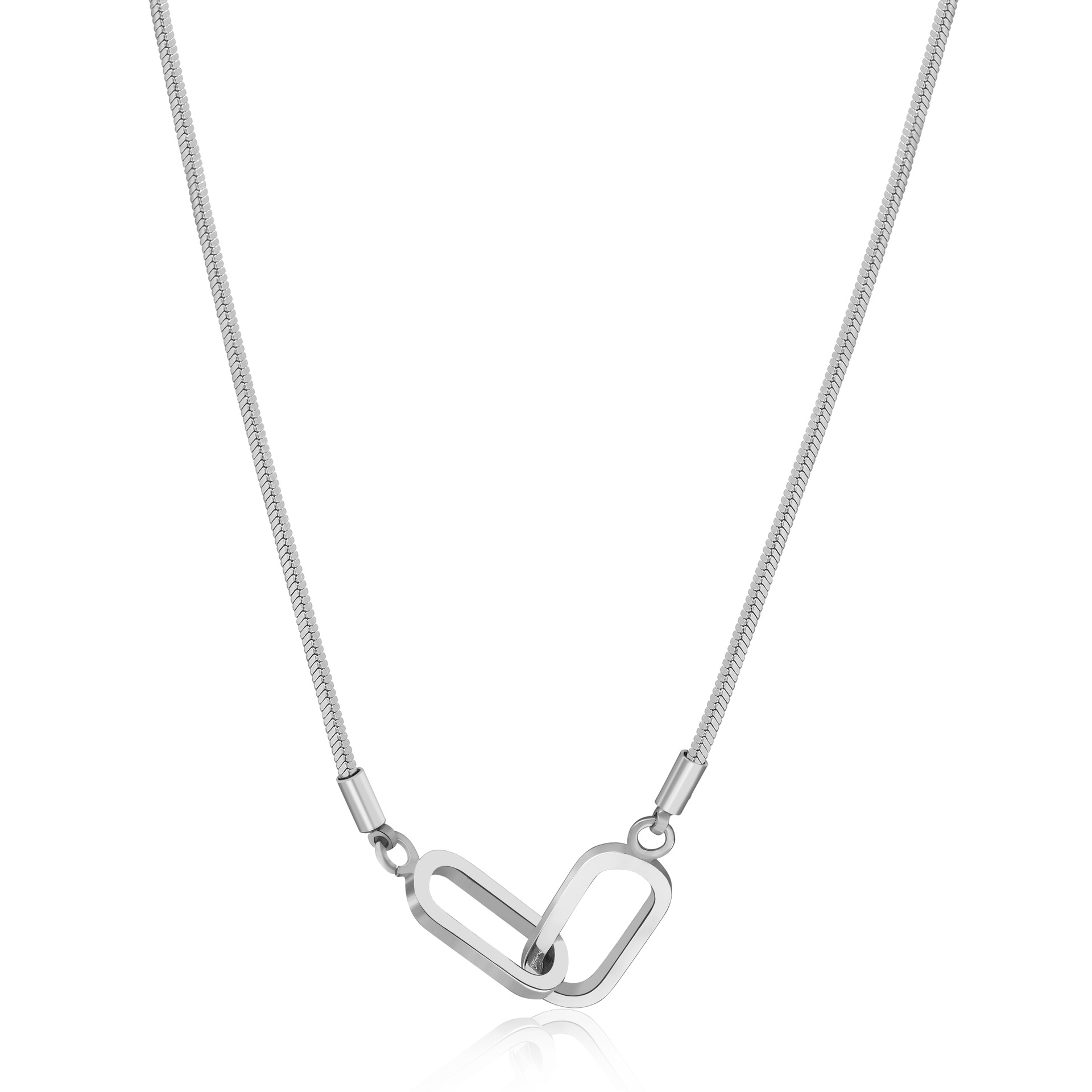 europe-and-the-united-states-cross-border-clavicle-chain-square-buckle-necklace-clavicle-chain-joker-universal-buckle-snake-bone-chain-high-sense-factory-wholesale