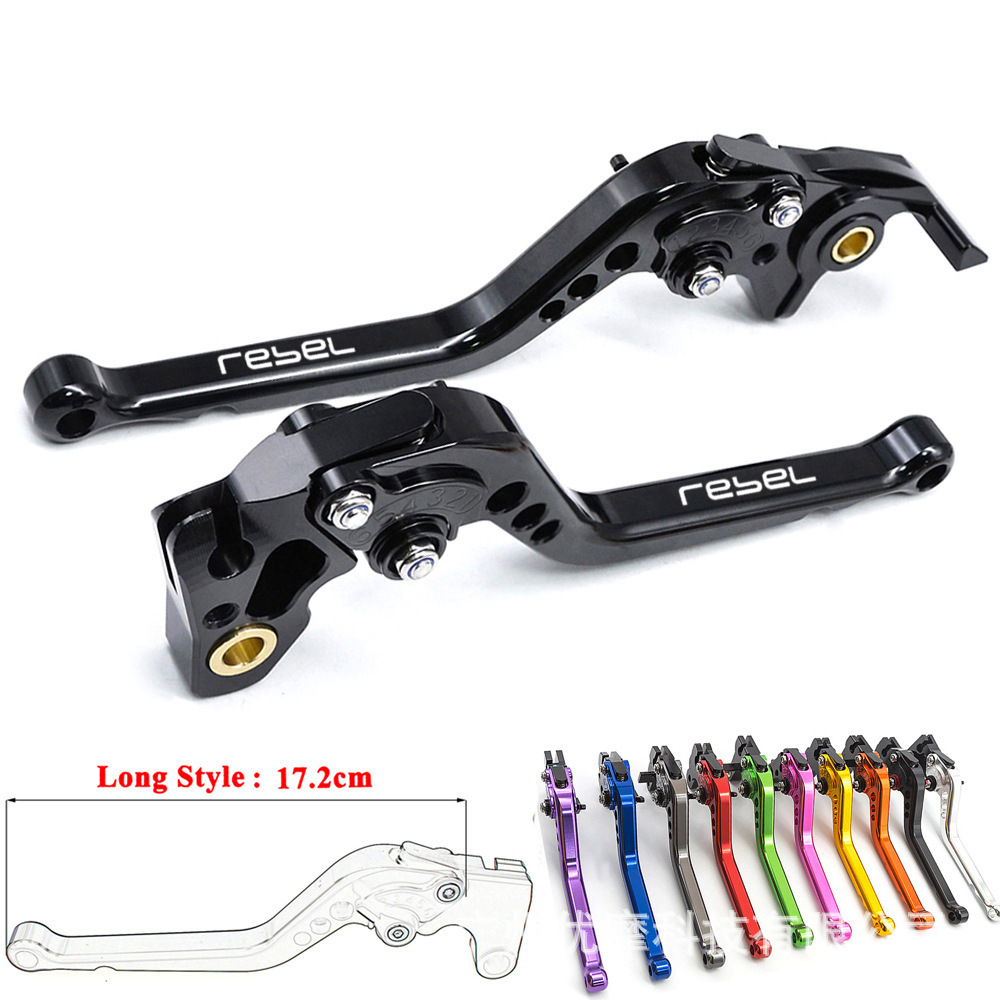 Motorcycle Long CNC Brake Clutch Horn Pull Rod Brake Handle Pull Rod Rebel 500/300/CM300