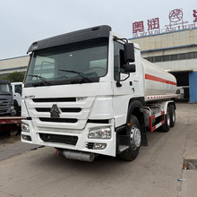 可加工重汽豪沃油罐车后八轮铝合金液罐车20方柴油汽油移动加油车