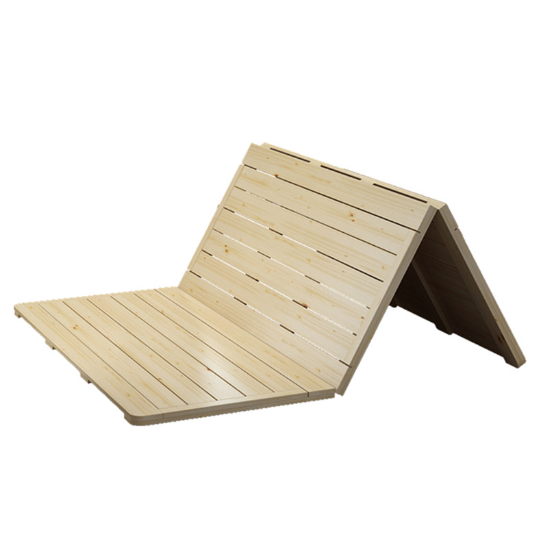 厂家直供硬板床木质床板可折叠木质排骨架1.8米双人加宽床架床板