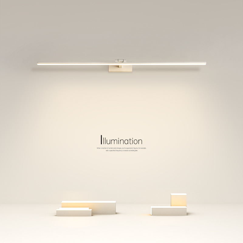 Mirror Headlight Led Bathroom Light Bathroom Cabinet Punch-Free Wall Lamp Makeup Fill Light Strip Light Dressing Table Mirror Light