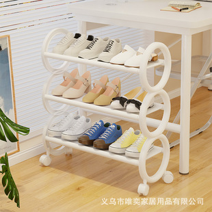 Wholesale Customized Shoe Rack Doorway Multi-Layer Household Simple Shoe Rack Corridor Narrow Dust-Proof Shoe Storage Artifact