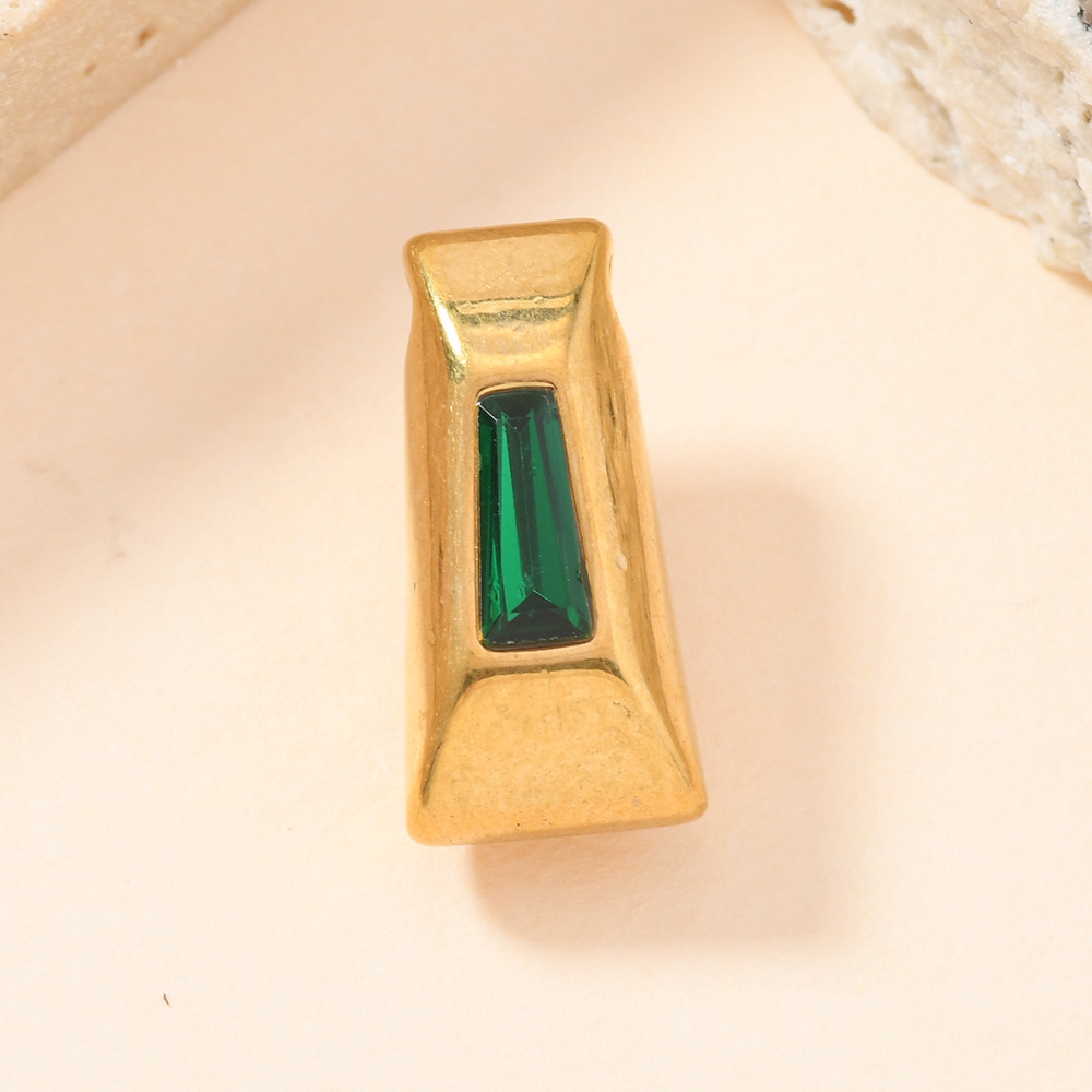 Un solo colgante de acero inoxidable accesorios de fundición de diseño de diseño universal colgante de piedra de silicio accesorios diy