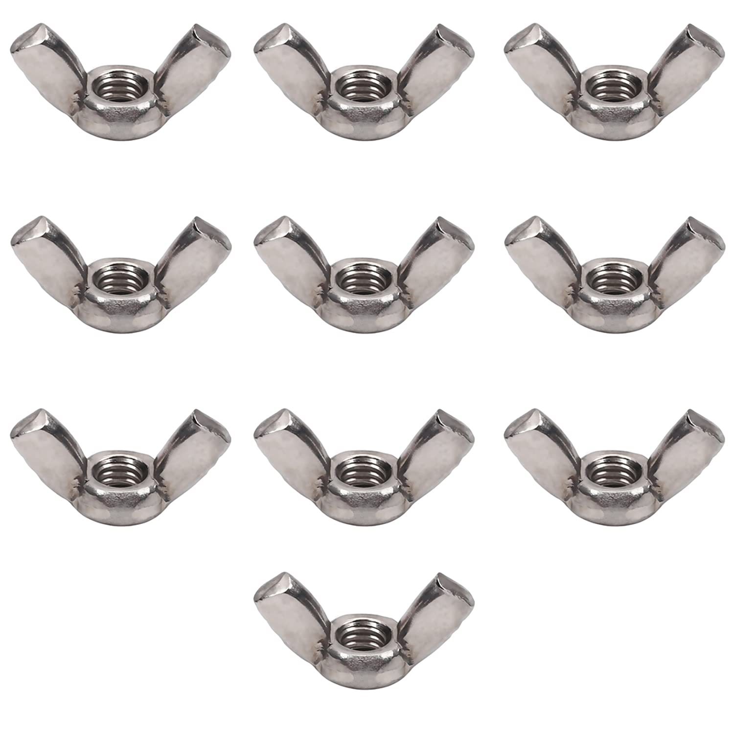 不锈钢手拧螺母 元宝蝴蝶螺帽 羊角蝶母 蝶形螺母