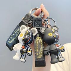 新商品のパンク機械の熊の鍵は漫画のペンダントを掛けます。