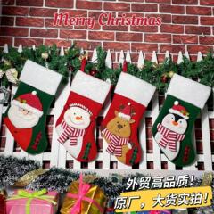 クロスボーダークリスマスソックス、クリスマスギフトバッグ、クリスマスシーンウィンドウディスプレイペンダント、クリスマスデコレーション、キャンディーバッグ
