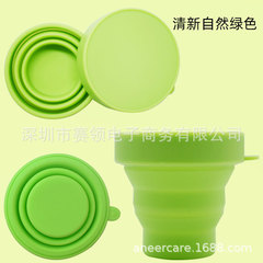 Folding Cup Silicone Wholesale Menstrual Cup Cleaning Cup Portable Outdoor Travel Cup Multi-functional Telescopic Folding Cup