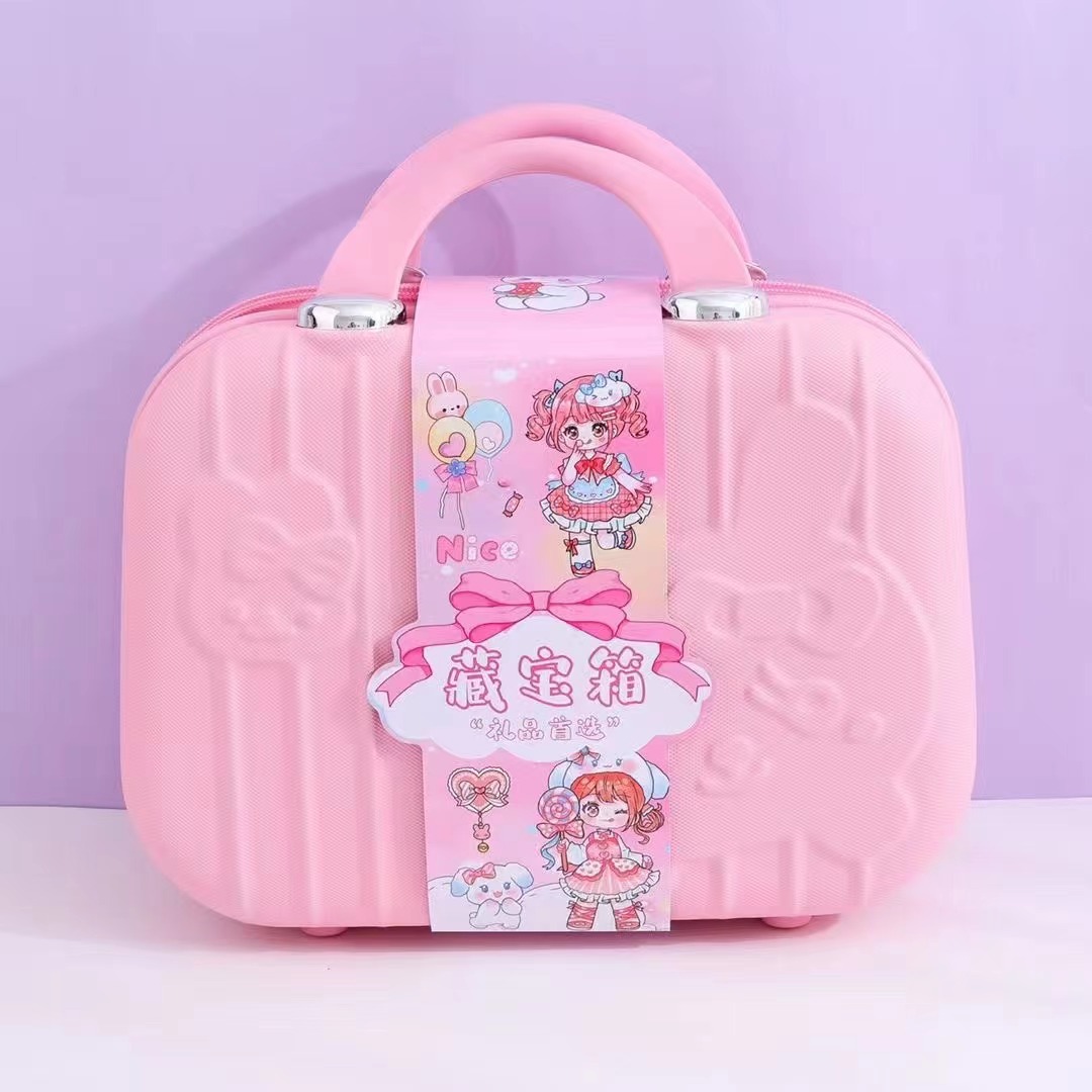 Nuevo Día de los Niños del 1 de junio caja sorpresa afortunada, papelería de corazón, paquete de regalo, caja sorpresa para estudiantes