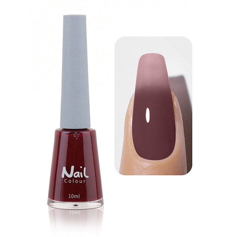 Oily non-peeling long-lasting nail polish baking-free quick-drying non-fading nude transparent nail polish wholesale