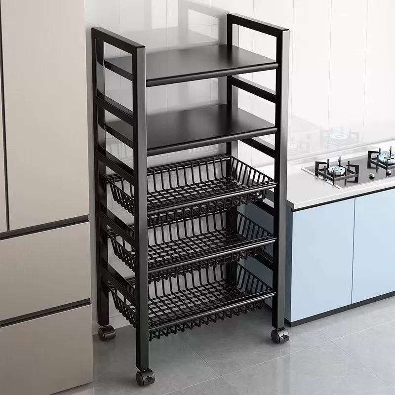 Кухонная корзина для овощей, напольная стойка для хранения, многослойная стойка для хранения овощей и фруктов, многофункциональная стойка для хранения овощей