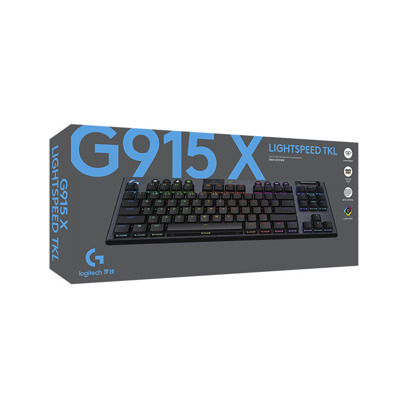 Logi G915Xtkl Wireless Gaming Mechanical Keyboard Low-Profile E-Sports Rgb Blue Axis Red Axis Brown Axis