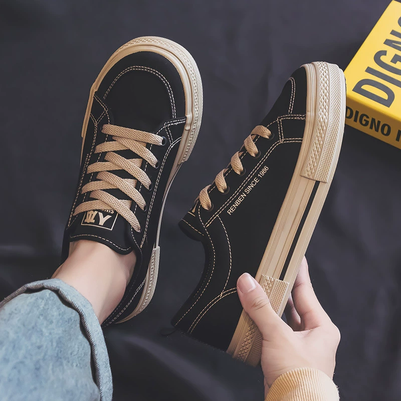 RB22108 мужская обувь на толстой подошве парусиновая обувь мужская летняя дышащая мужская обувь универсальная спортивная повседневная обувь