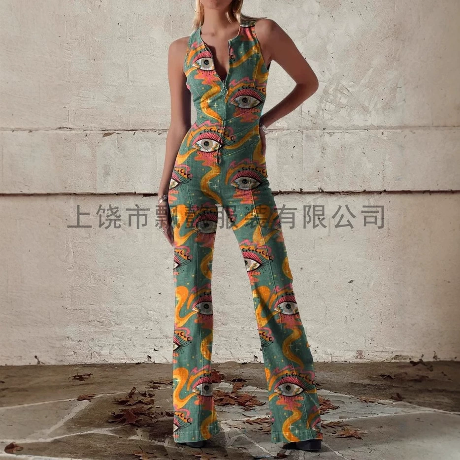 2025 комбинезон из твила, летний женский комбинезон, популярный комбинезон для женщин на независимом сайте Amazon