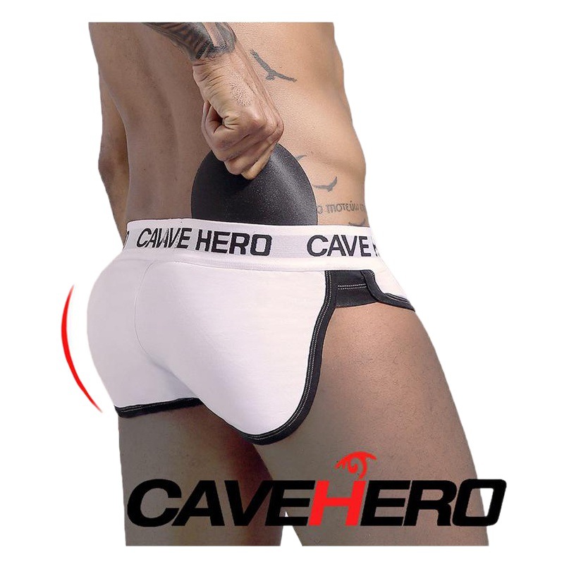 American andchristian algodón transpirable sexy ropa interior de los hombres u convexa pad hip contraste color